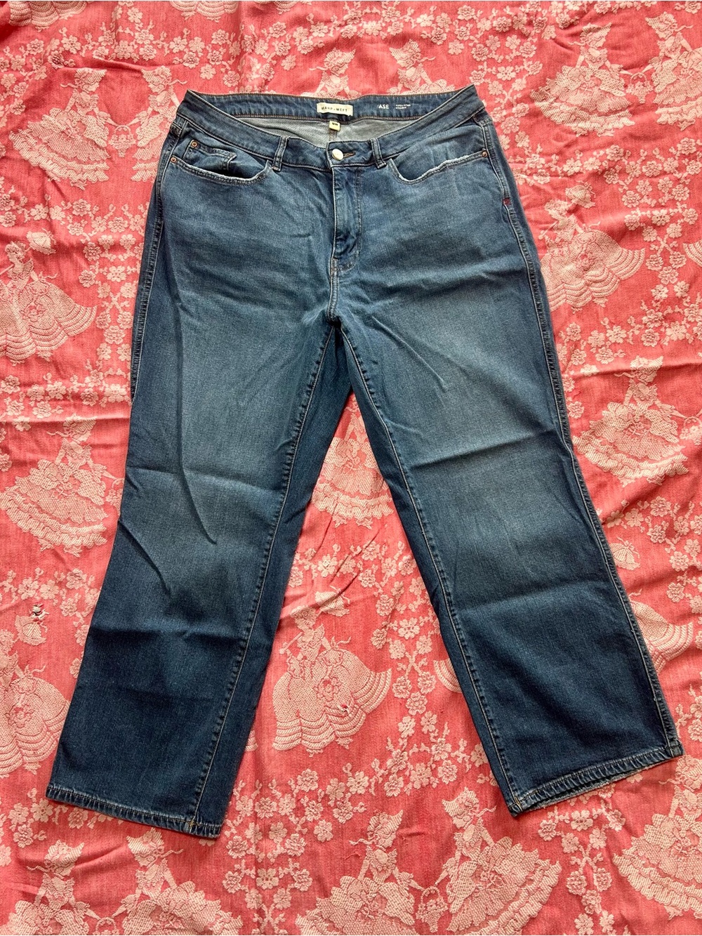 Warp + Weft women’s ASE straight leg jeans